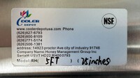 NSF Commercial Kitchen Only Hood 5 FT