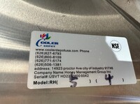 5 ft NSF Restaurant Hood And Exhaust Fan 08 HBS