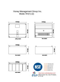 5 ft NSF Restaurant Hood And Exhaust Fan 08 HBS