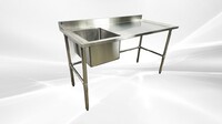 NSF SS Work Table Commercial Kitchen Sink HN-C1T162012-40R