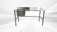 NSF SS Work Table Commercial Kitchen Sink HN-C1T162012-40R
