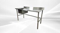 NSF SS Work Table Commercial Kitchen Sink HN-C1T162012-40R