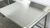 NSF SS Work Table Commercial Kitchen Sink HN-C1T162012-40R