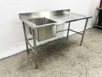 NSF SS Work Table Commercial Kitchen Sink HN-C1T162012-40R