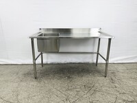 NSF SS Work Table Commercial Kitchen Sink HN-C1T162012-40R