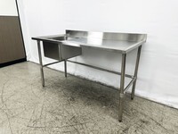 NSF SS Work Table Commercial Kitchen Sink HN-C1T162012-40R