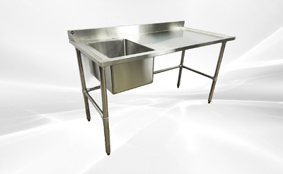 NSF SS Work Table Commercial Kitchen Sink HN-C1T162012-40R