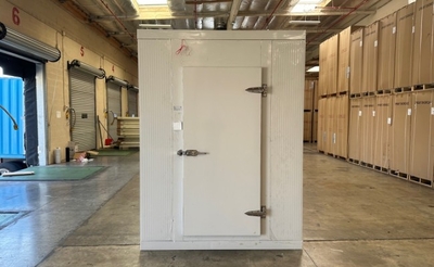 As-is NSF Walk-In Refrigerator cooler box W6-D6-H8 ft