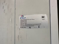 Clearance NSF Walk-In freezer room W4-D6-H8 ft thickness 4
