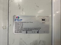 Clearance NSF Walk-In freezer room W6-D6-H8 ft thickness 4