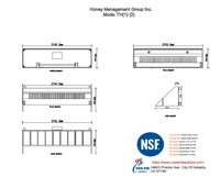 NSF Food Truck and Concession Trailer Only Hood 9 FT
