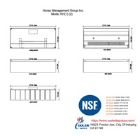 9 ft NSF Restaurant Hood And Exhaust Fan 14 HBS