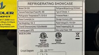 NSF 60 ins Black Countertop Refrigerated Case CW-250