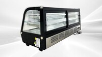 NSF 5 ft Black Refrigerated Countertop Display CW-250R