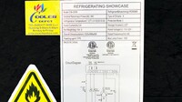 NSF 5 ft Black Refrigerated Countertop Display CW-250R