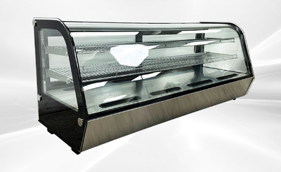 NSF 5 ft Black Refrigerated Countertop Display CW-250R