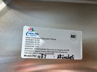NSF Food Truck and Concession Trailer Only Hood 11 FT