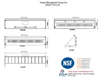 NSF Food Truck and Concession Trailer Only Hood 12 FT