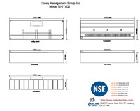 NSF Commercial Kitchen Only Hood 11 FT