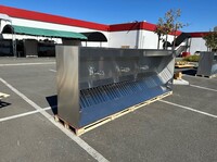 11 ft NSF Restaurant Hood And Exhaust Fan 24 HBS