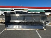 11 ft NSF Restaurant Hood And Exhaust Fan 24 HBS
