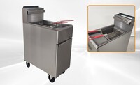 40 lbs NSF 1 PSI Food Truck Propane Deep fryer  HFRF-90B-LPG