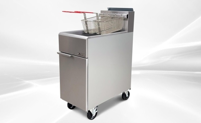 50 lbs NSF Restaurant  natural gas Deep fryer  HFRF-120B-NG