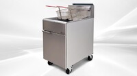 NSF 70 LBS Food Truck Propane Deep fryer  1 PSI HFRF-150B-LPG