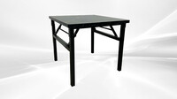 Square Foldable Table Marble Pattern MFT-3232