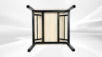 Square Foldable Table Marble Pattern MFT-3232