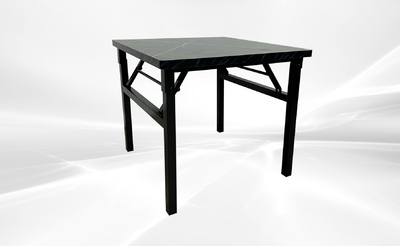 Square Foldable Table Marble Pattern MFT-3232