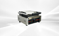 NSF Panini Sandwich Grill Grooved Plates Single PG811A