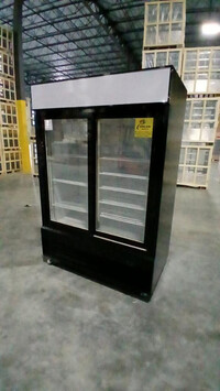 NSF 53 inches Two Slide Glass slide Door Refrigerator CDM-49RS