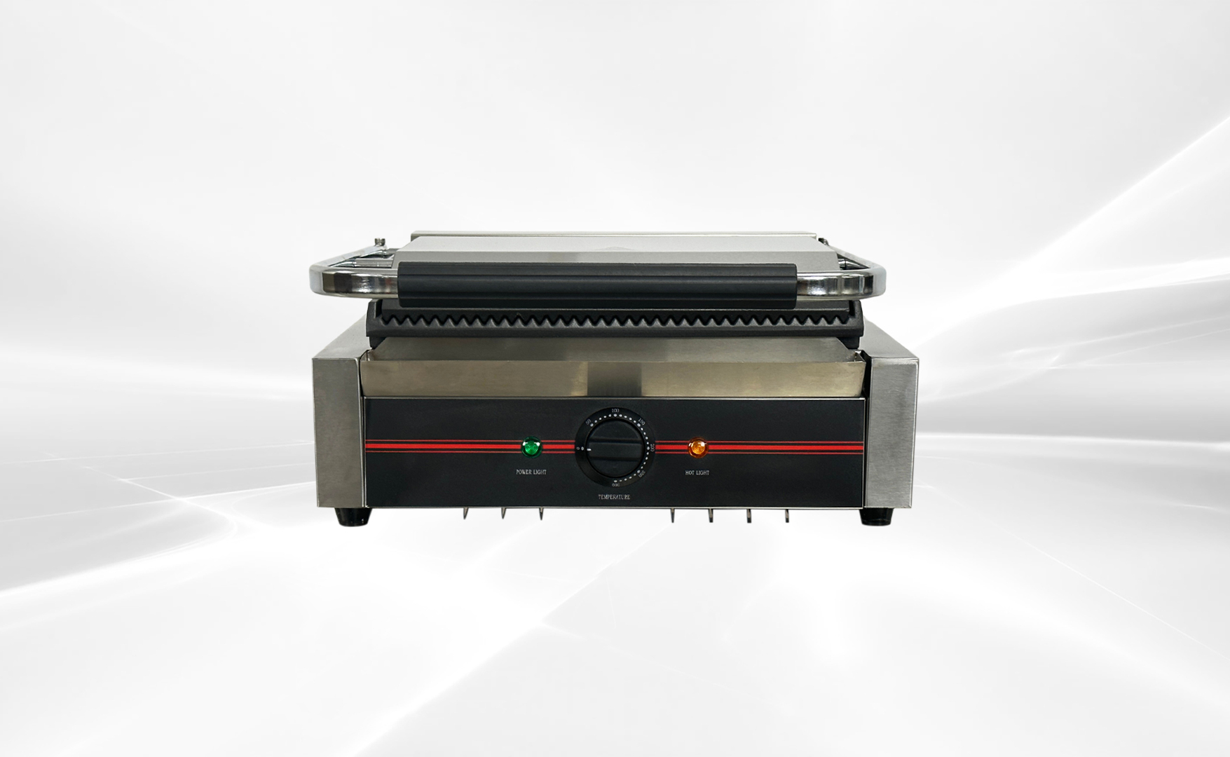 NSF Panini Sandwich Grill Grooved Plates Single PG811EA