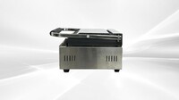 NSF Panini Sandwich Grill Grooved Plates Single PG811EA