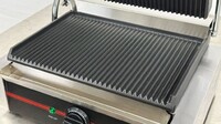 NSF Panini Sandwich Grill Grooved Plates Single PG811EA