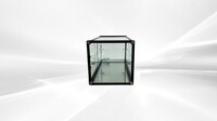 33 ins Countertop Glass Display Dry Case ZW-90