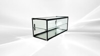 33 ins Countertop Glass Display Dry Case ZW-90