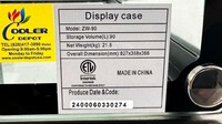 33 ins Countertop Glass Display Dry Case ZW-90