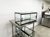33 ins Countertop Glass Display Dry Case ZW-90