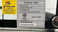 36 ins Countertop Glass Display Dry Case ZW-120