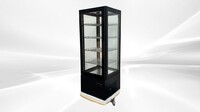 NSF 4 side Glass Merchandiser Refrigerator LED Lighting CL-400