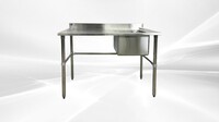 NSF 48 ins SS Work Table Kitchen Sink HN-C1T162012-28L