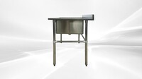NSF 48 ins SS Work Table Kitchen Sink HN-C1T162012-28L