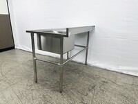 NSF 48 ins SS Work Table Kitchen Sink HN-C1T162012-28L