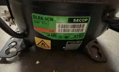 [Parts] Compressor DLE6.5CN Secop