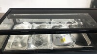 Black Refrigerated Display Case sushi refrigerator NSF CS-42A