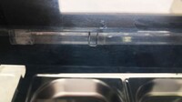 Black Refrigerated Display Case sushi refrigerator NSF CS-42A