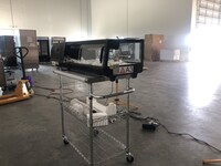 Black Refrigerated Display Case sushi refrigerator NSF CS-42A