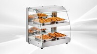 NSF Warmer Countertop Display Cabinet Show Case HW-2D